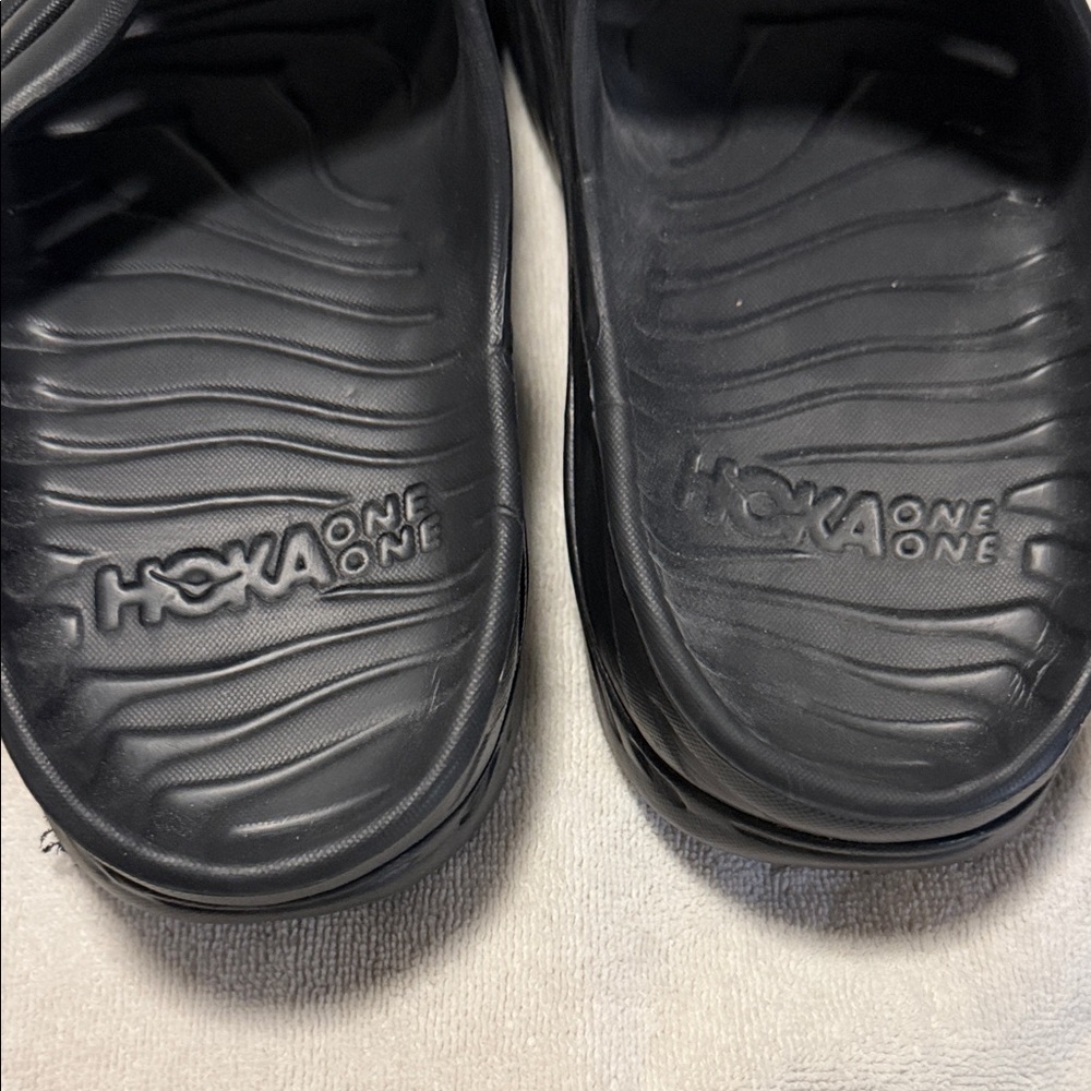 Hoka One One Black Slide Sandals - Picture 2 of 8